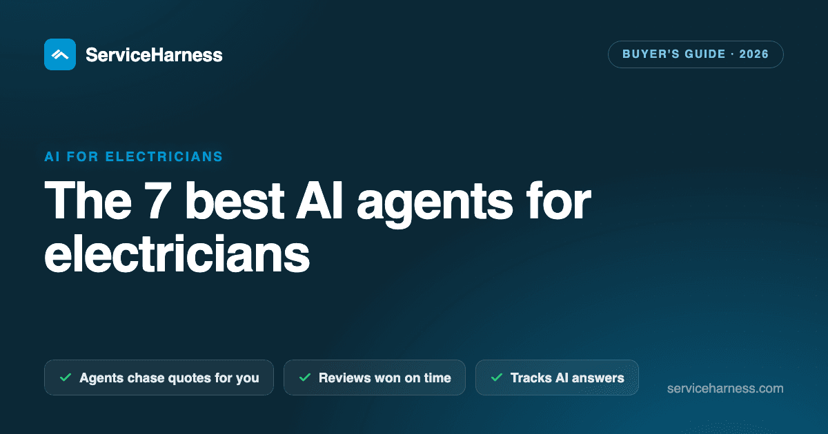 The 7 best AI agents and tools for electricians in 2026