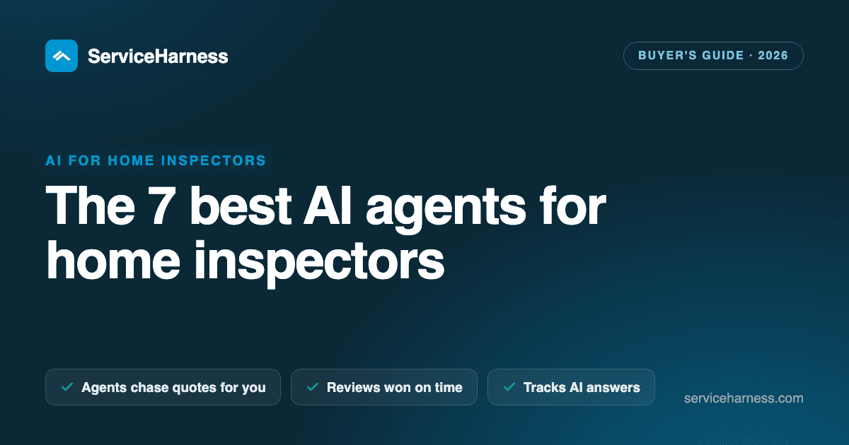 The 7 best AI agents and tools for home inspectors in 2026