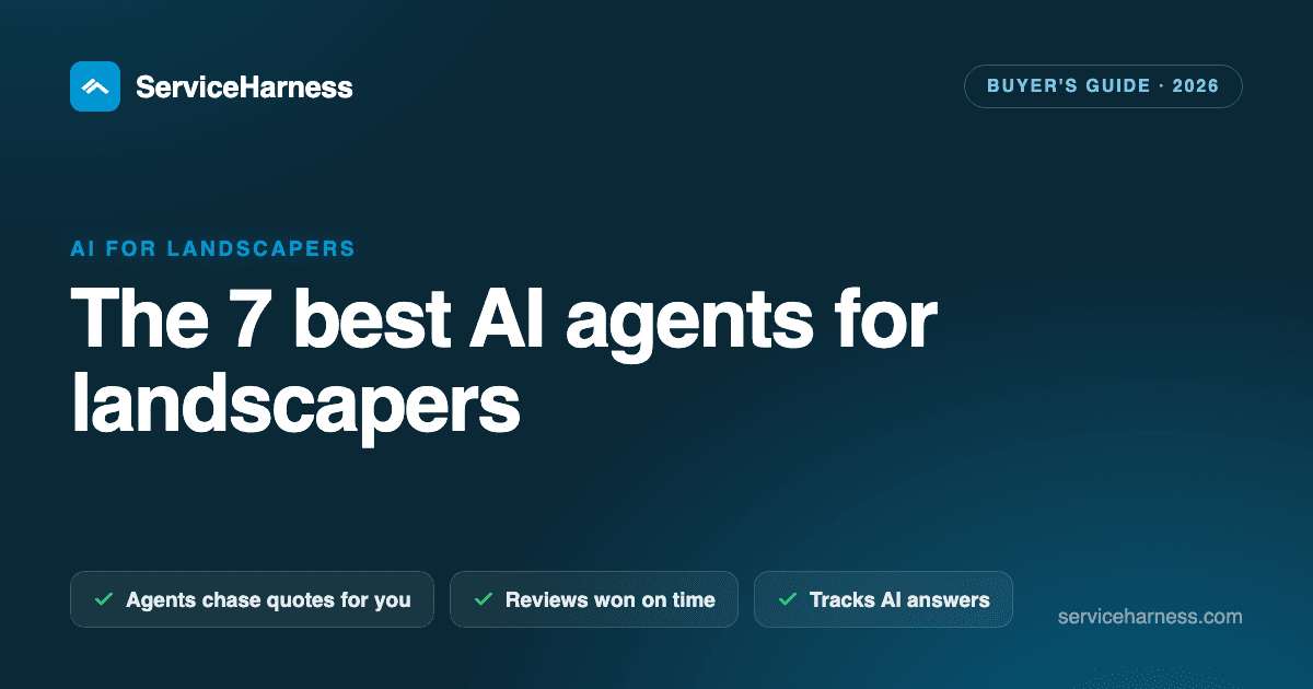 The 7 best AI agents and tools for landscapers in 2026