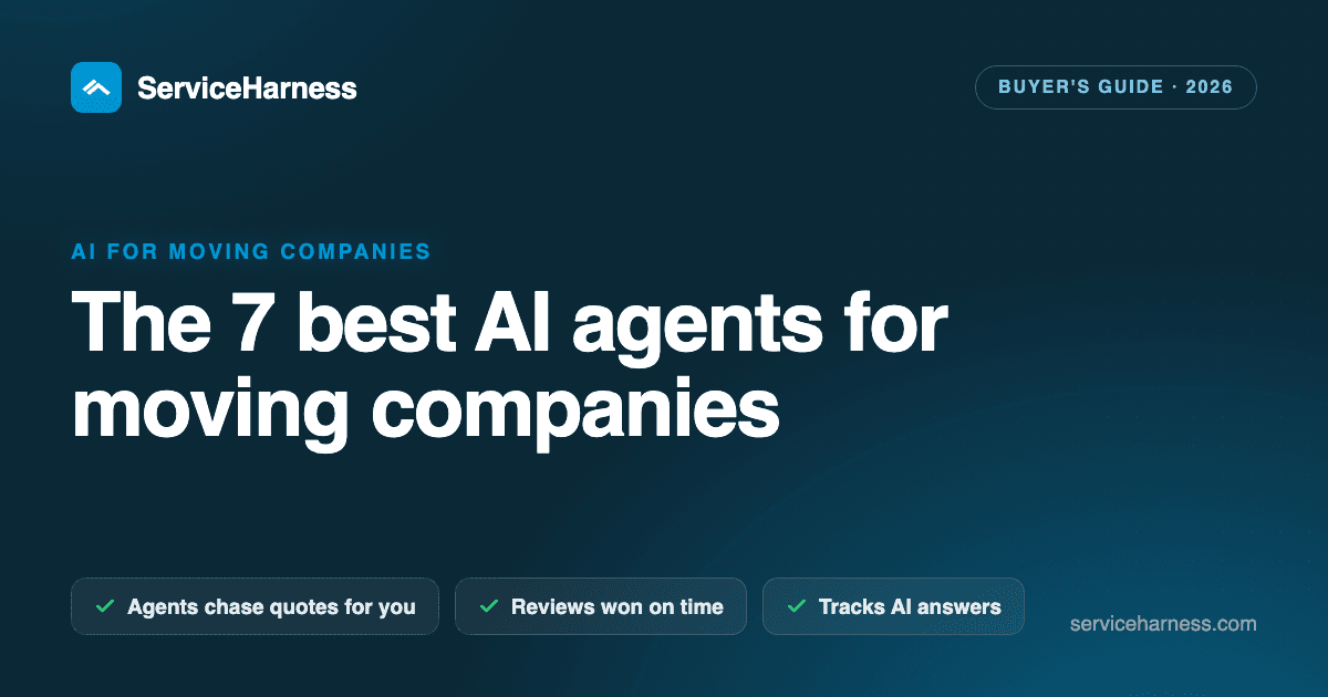 The 7 best AI agents and tools for moving companies in 2026