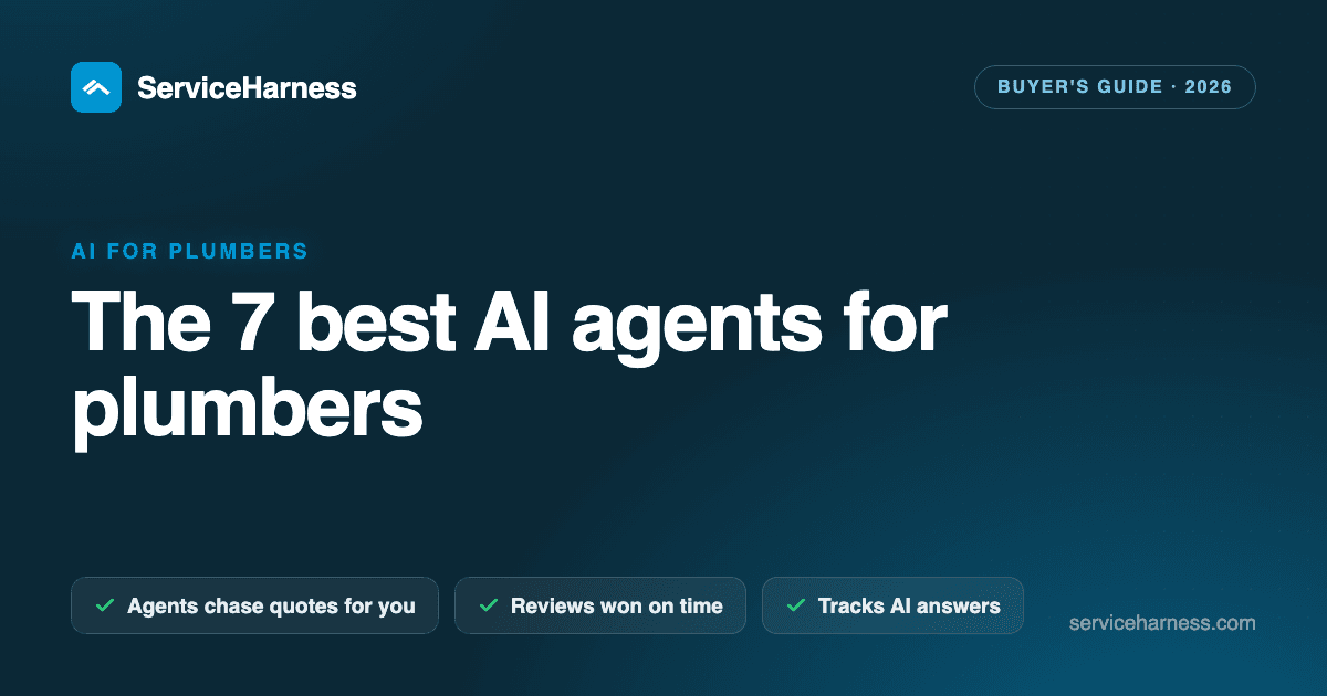 The 7 best AI agents and tools for plumbers in 2026