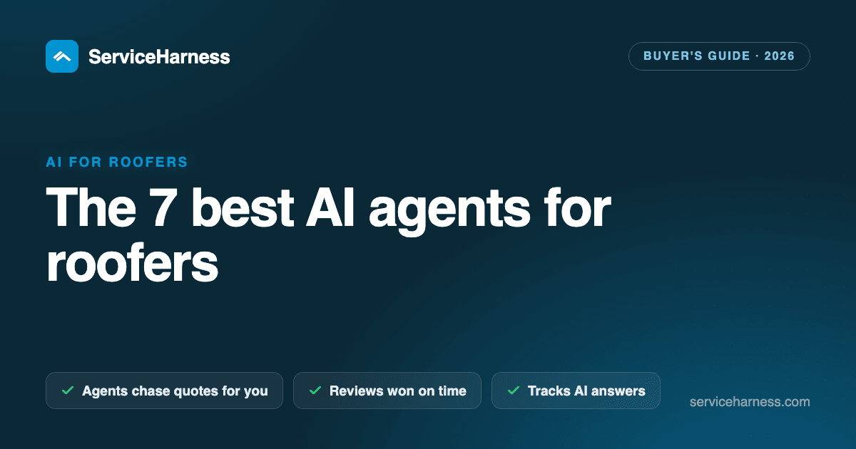 The 7 best AI agents and tools for roofers in 2026