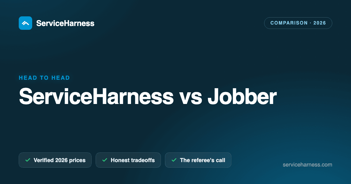 ServiceHarness vs Jobber (2026): revenue engine or operations suite?