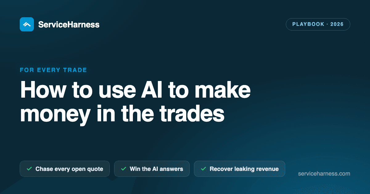 How to use AI to make money in the trades (2026)
